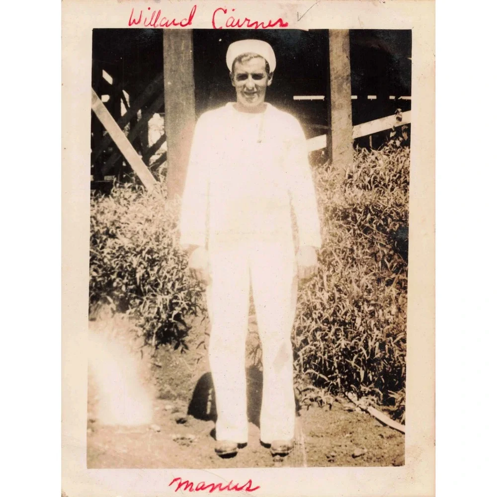 Set of 3 Vintage Seabees Sailor Photos‎ Manus Island WWII - Picture 4 of 7
